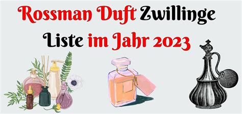 Duftzwillinge: Das es mit den Parfum.